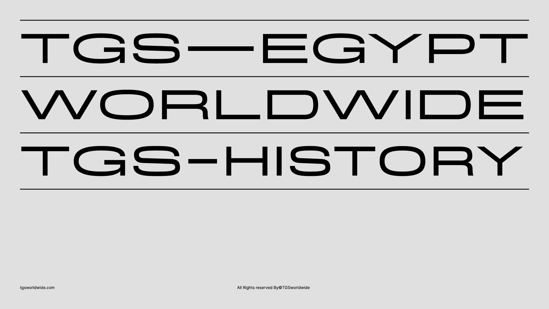 Branding Project for TGS